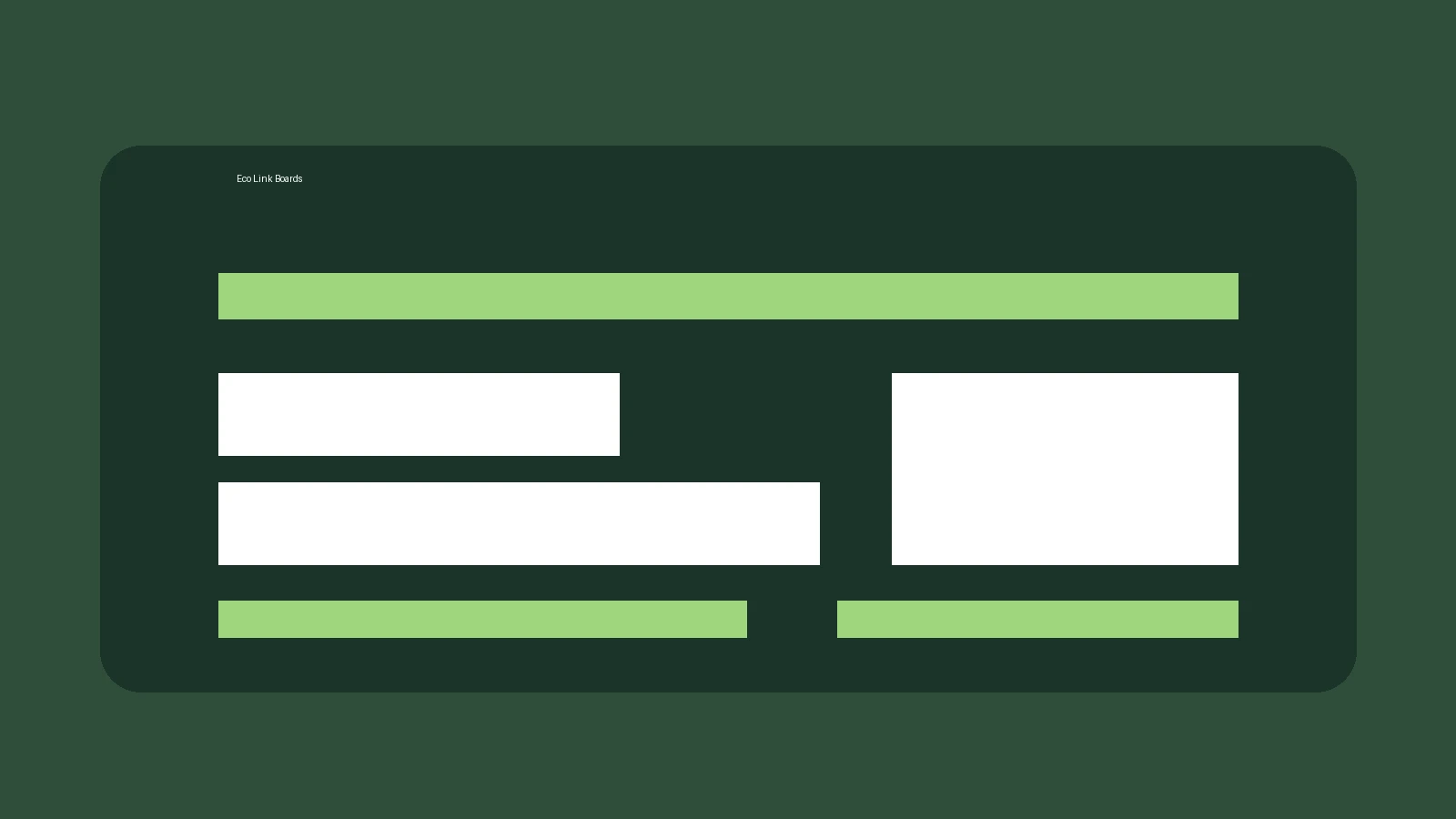 Eco Link recycled composite board product